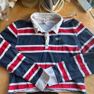 Cropped Vans Long Sleeve Polo